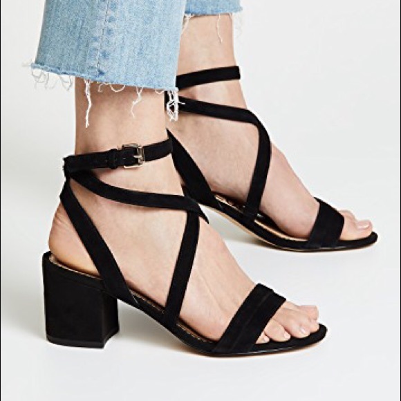 sam edelman cross strap sandals